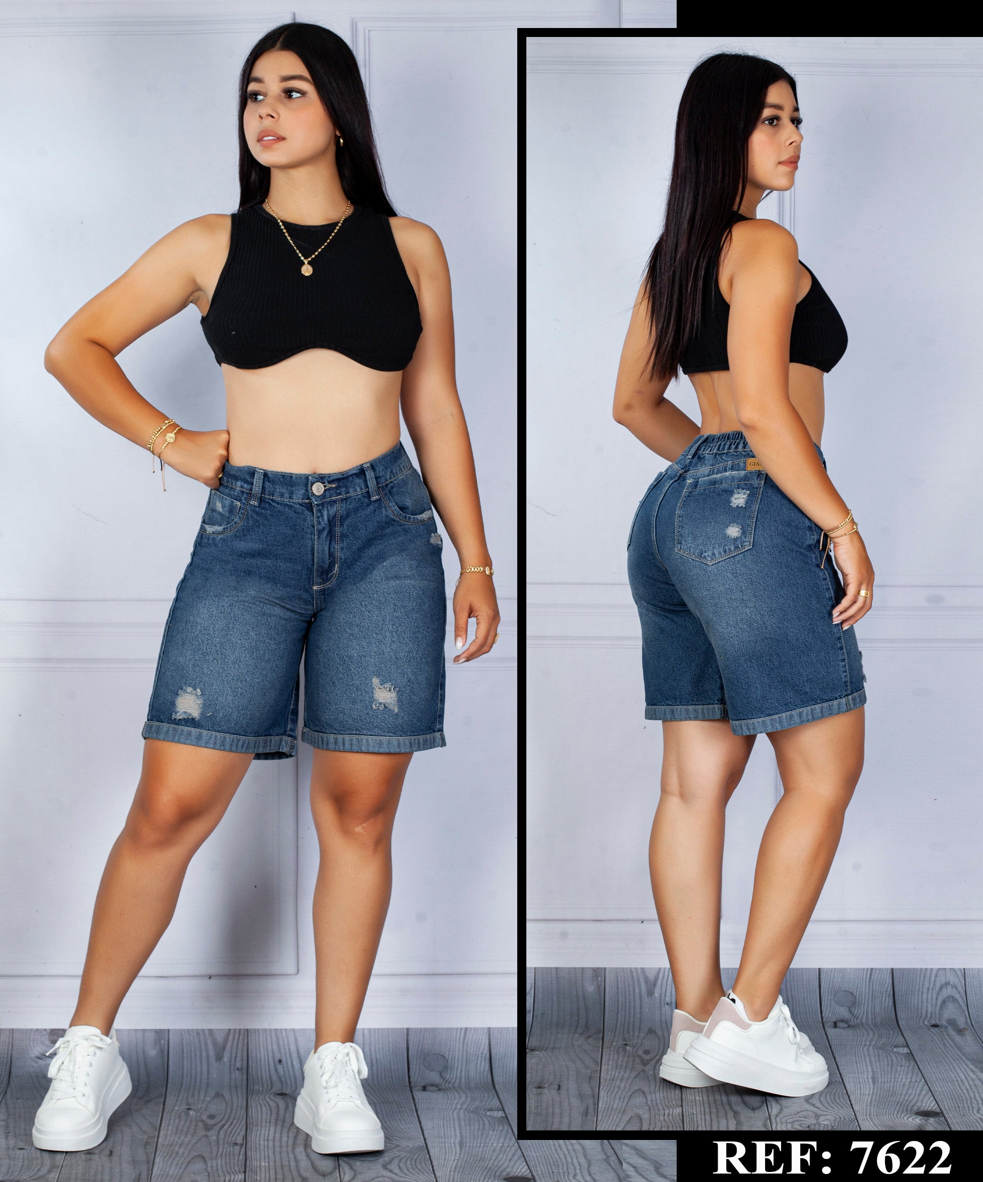 BIKER AZUL AMERICANO   REF. 7622